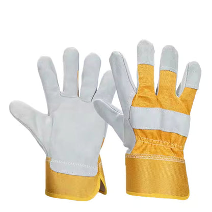 Leather Safety Work Gloves