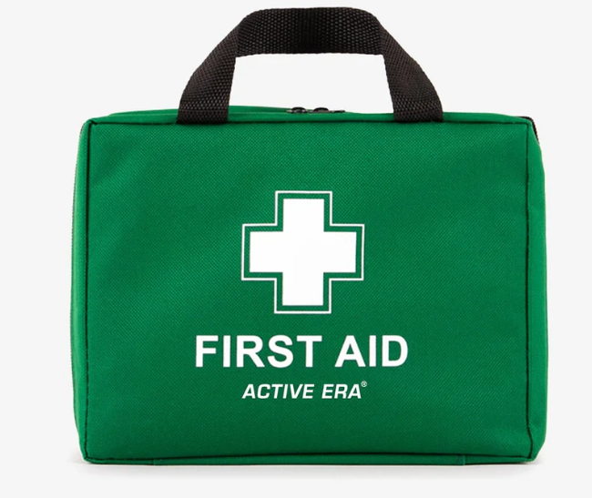 Large Comprehensive First Aid Kit in Green Bag