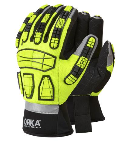 High Impact Light-Green Gloves