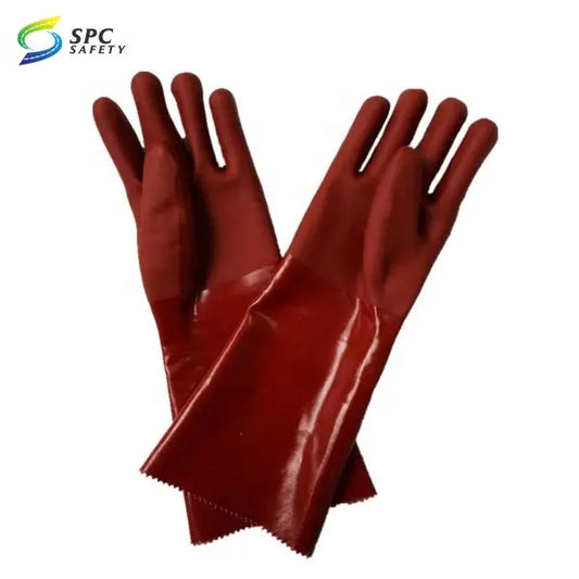 Plastic Safety Work Gloves